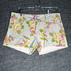 Pilcro Anthropologie The Wanderer Low Rise Shorts Size 29 Floral